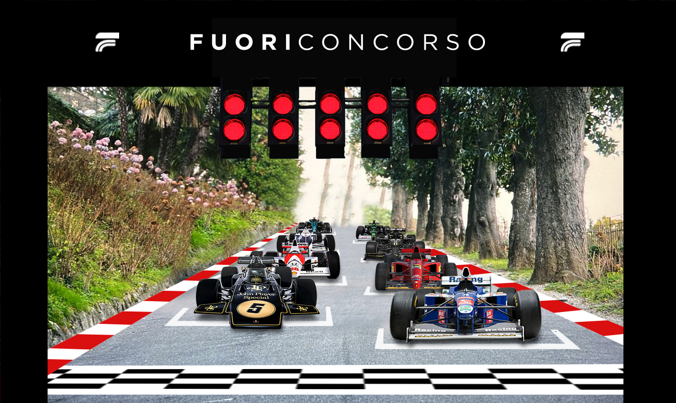 At the entrance of Villa del Grumello, a starting grid with over 15 Formula 1 cars will be set up_ semanalclasico